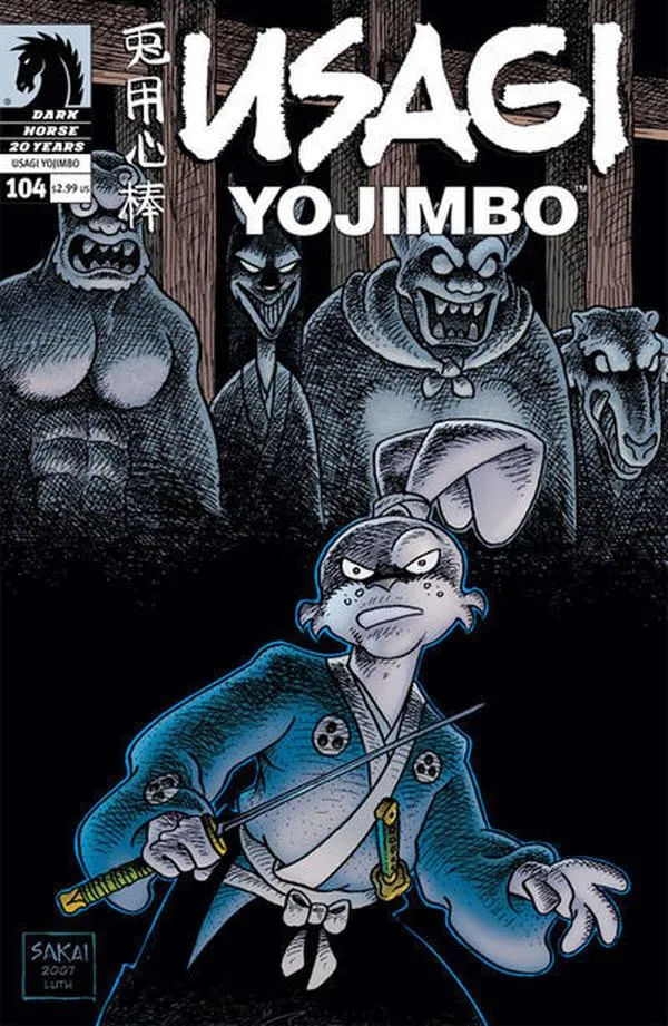 Cover of Usagi Yojimbo #104
