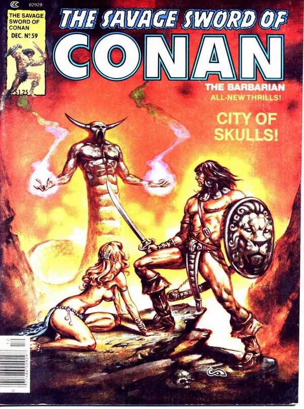 Cover of The Savage Sword of Conan #59
