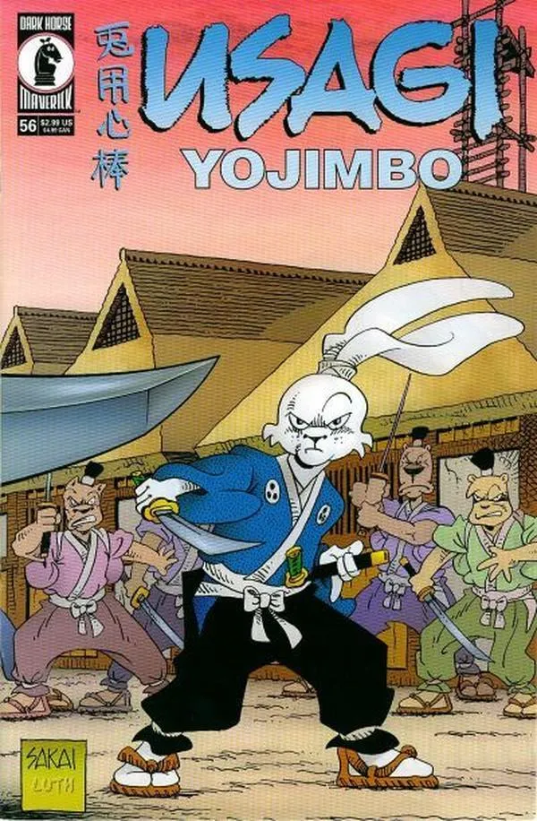 Cover of Usagi Yojimbo #56