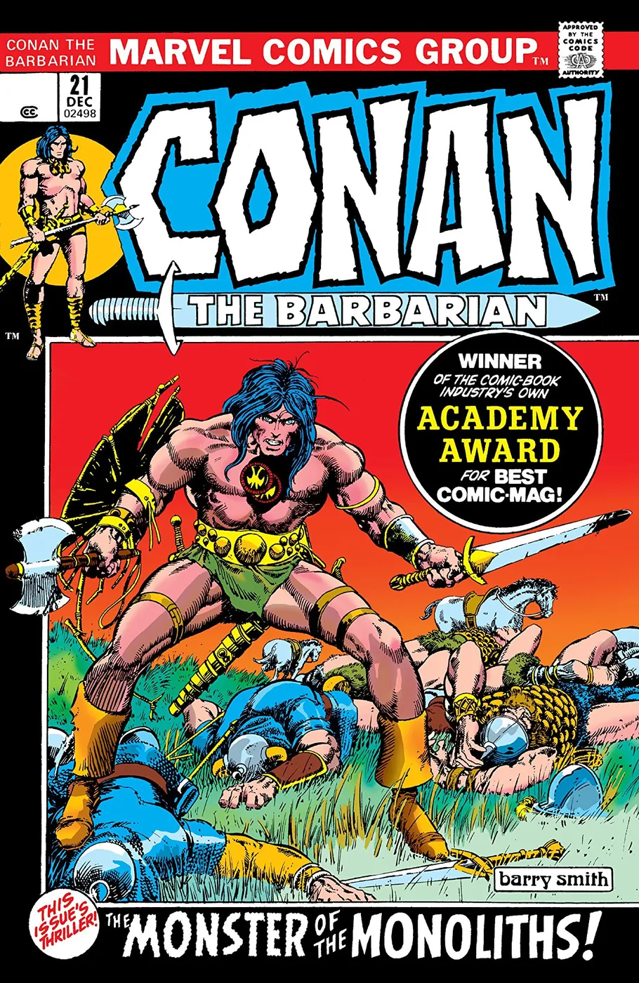 Cover of Conan the Barbarian #21