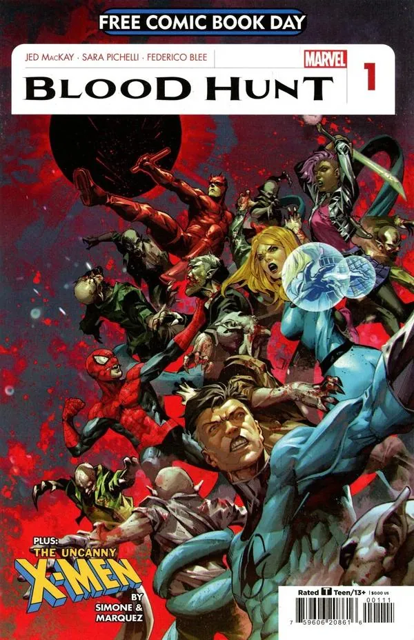 Cover of Free Comic Book Day 2024: Blood Hunt / X-Men #1