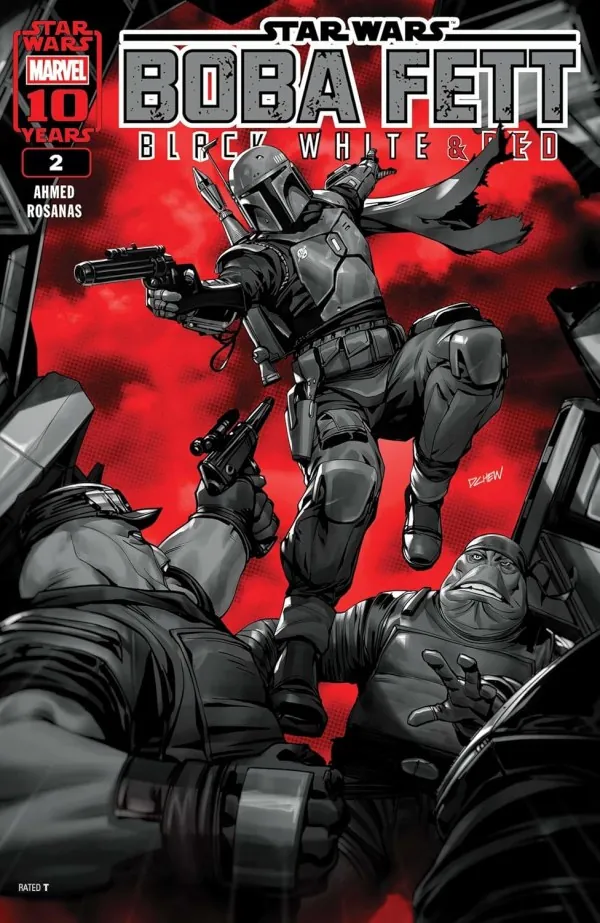 Cover of Star Wars: Boba Fett - Black, White & Red #2