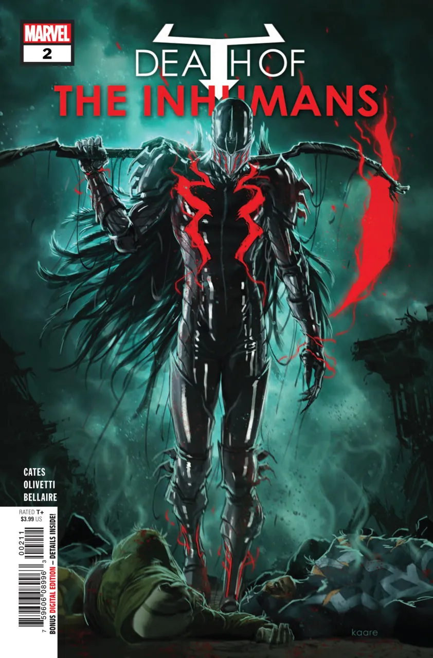 Cover of Death of the Inhumans #2