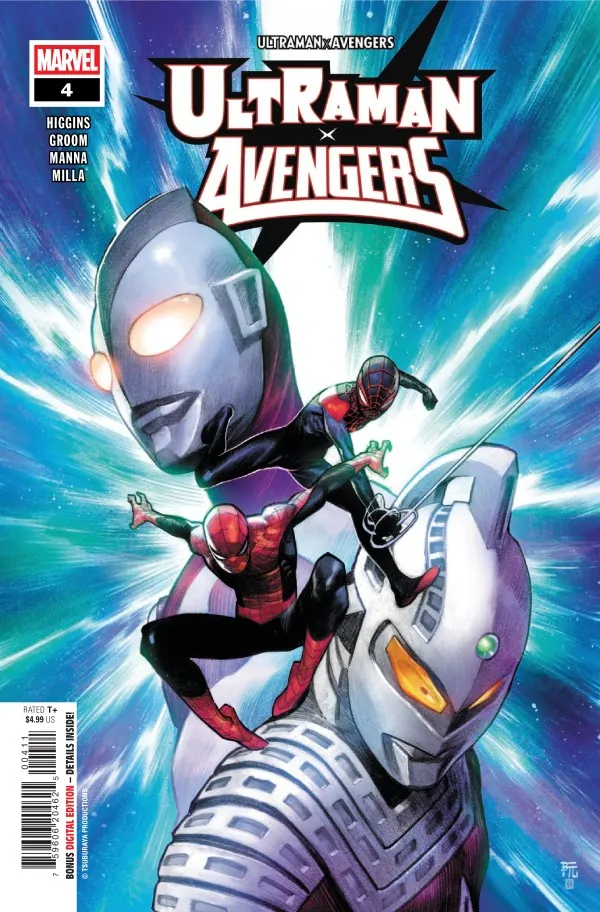 Cover of Ultraman x the Avengers #4