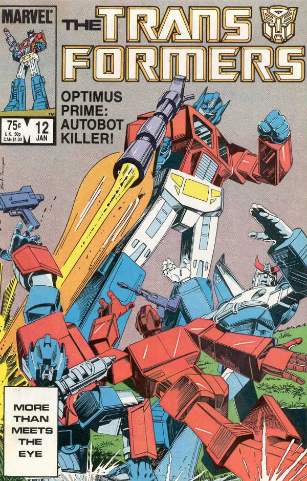 Cover of The Transformers #12