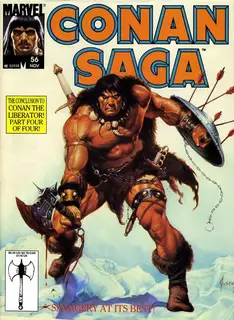 Cover of Conan Saga #56