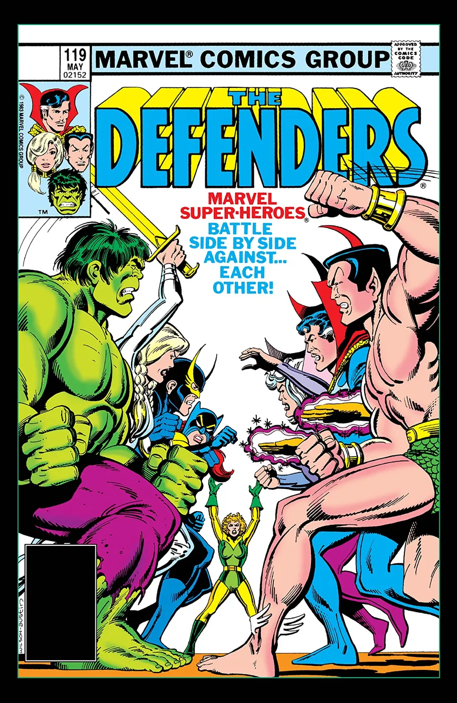 Cover of The Defenders #119