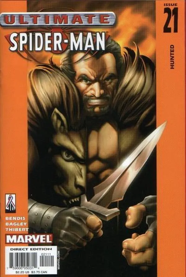 Cover of Ultimate Spider-Man #21