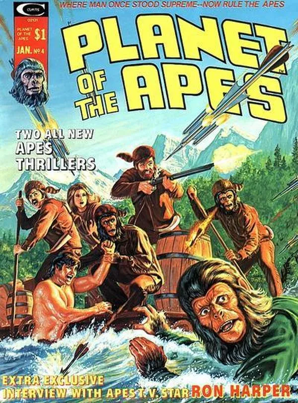 Cover of Planet of the Apes #4