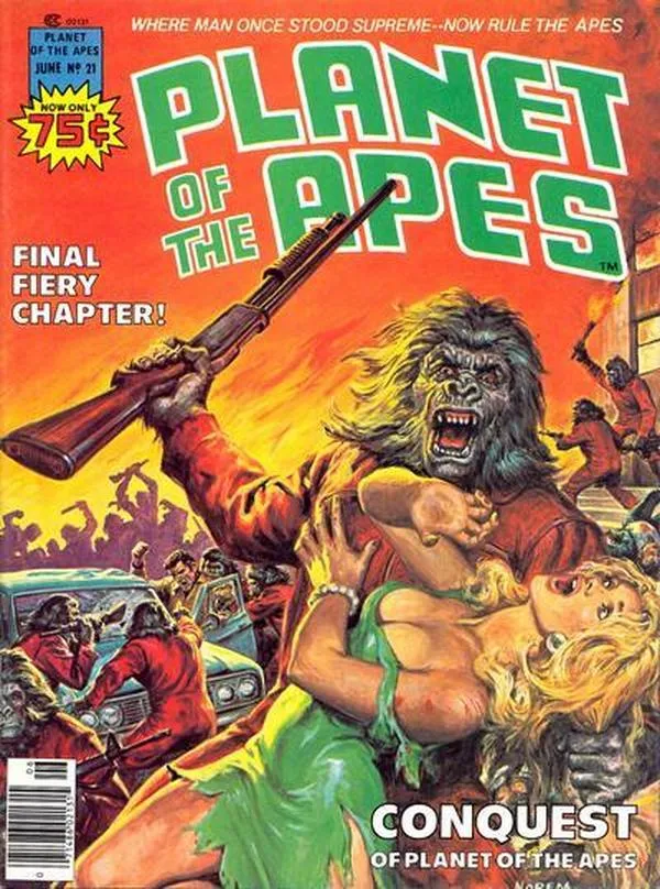Cover of Planet of the Apes #21