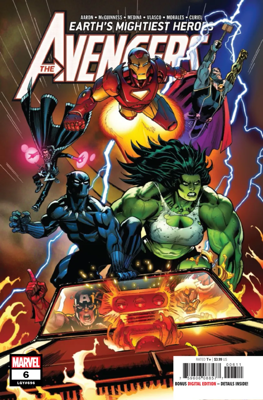 Cover of Avengers #6 (696)