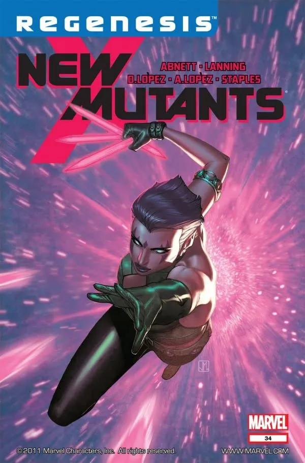 Cover of New Mutants #34