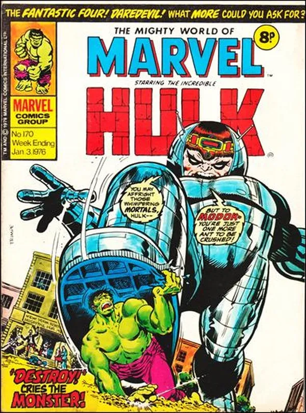 Cover of The Mighty World of Marvel #170