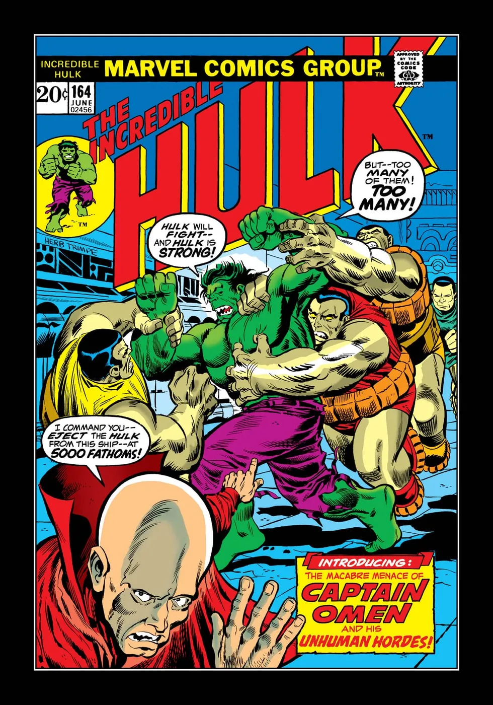 Cover of The Incredible Hulk #164