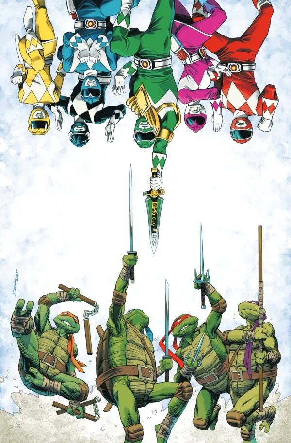Cover of Mighty Morphin Power Rangers / Teenage Mutant Ninja Turtles III #1