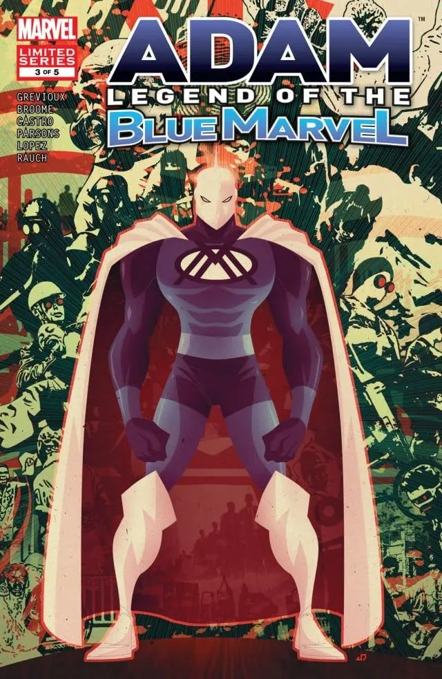 Cover of Adam: Legend of the Blue Marvel #3