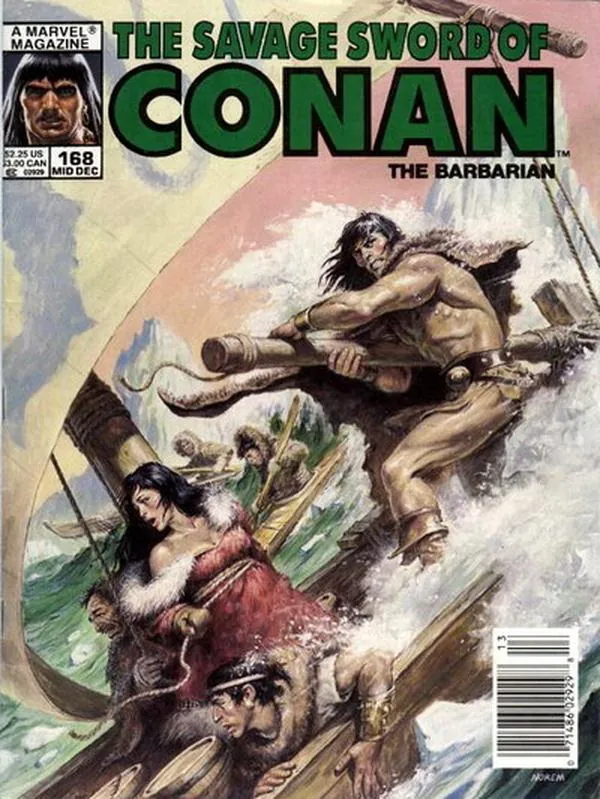 Cover of The Savage Sword of Conan #168
