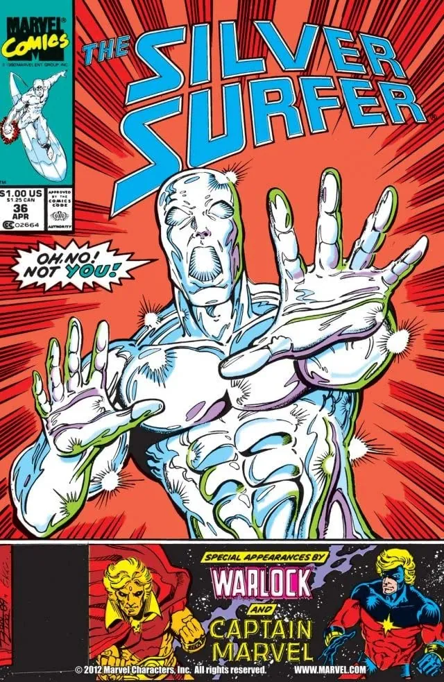 Cover of Silver Surfer #36