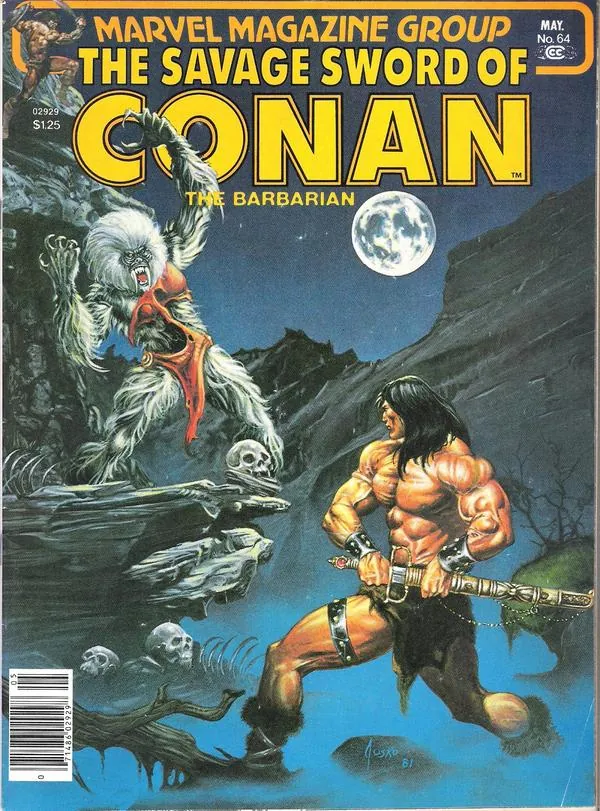 Cover of The Savage Sword of Conan #64