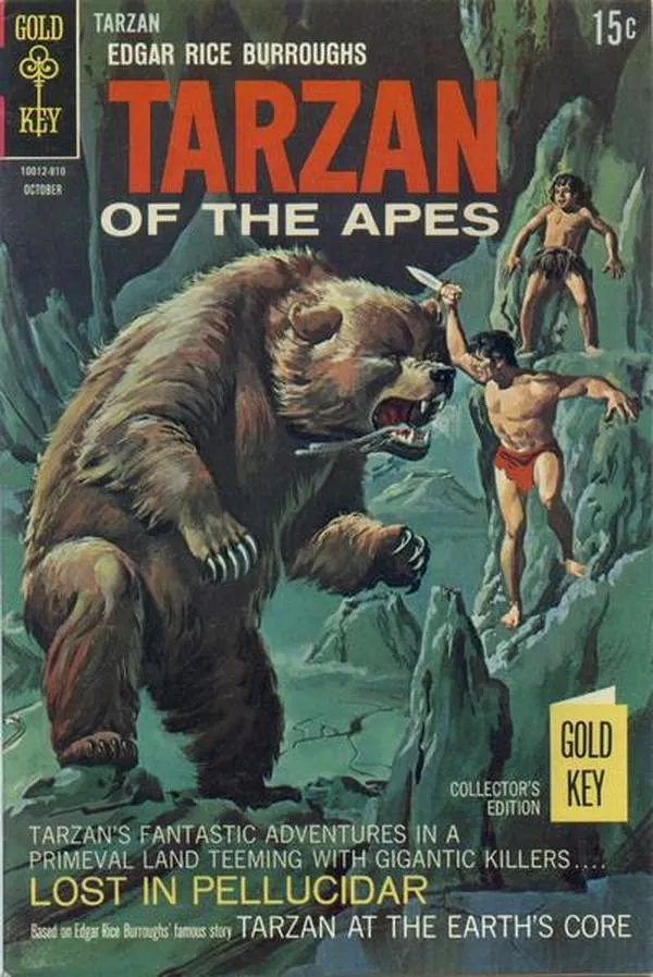 Cover of Edgar Rice Burroughs' Tarzan of the Apes #180