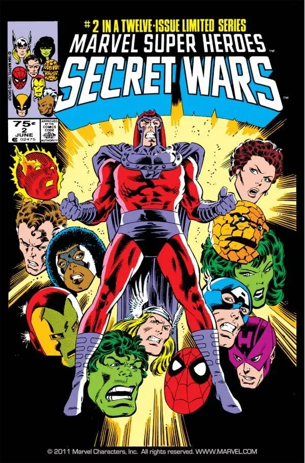 Cover of Marvel Super-Heroes Secret Wars #2
