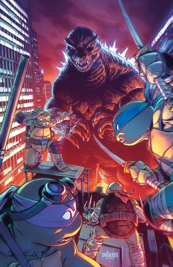 Cover of Teenage Mutant Ninja Turtles [TMNT] x Godzilla #2