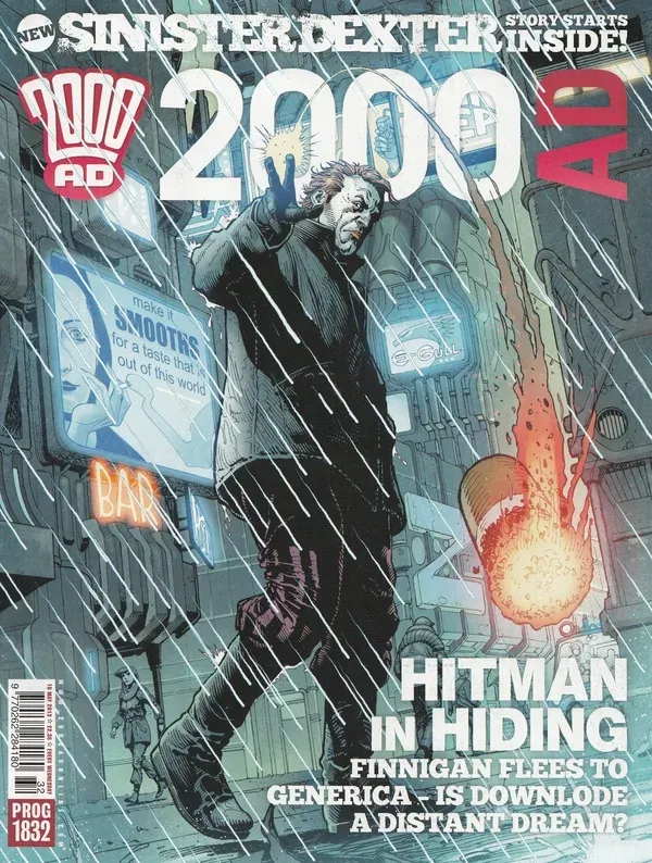 Cover of 2000 AD #1832