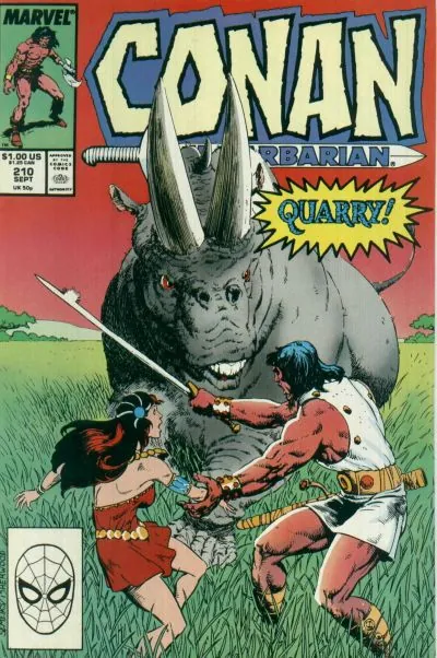 Cover of Conan the Barbarian #210