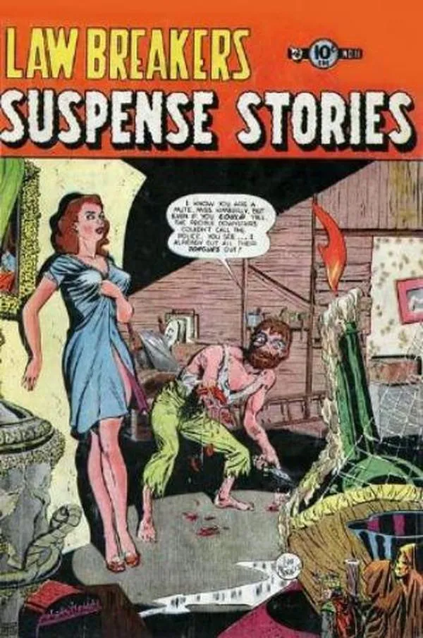 Cover of Lawbreakers Suspense Stories #1