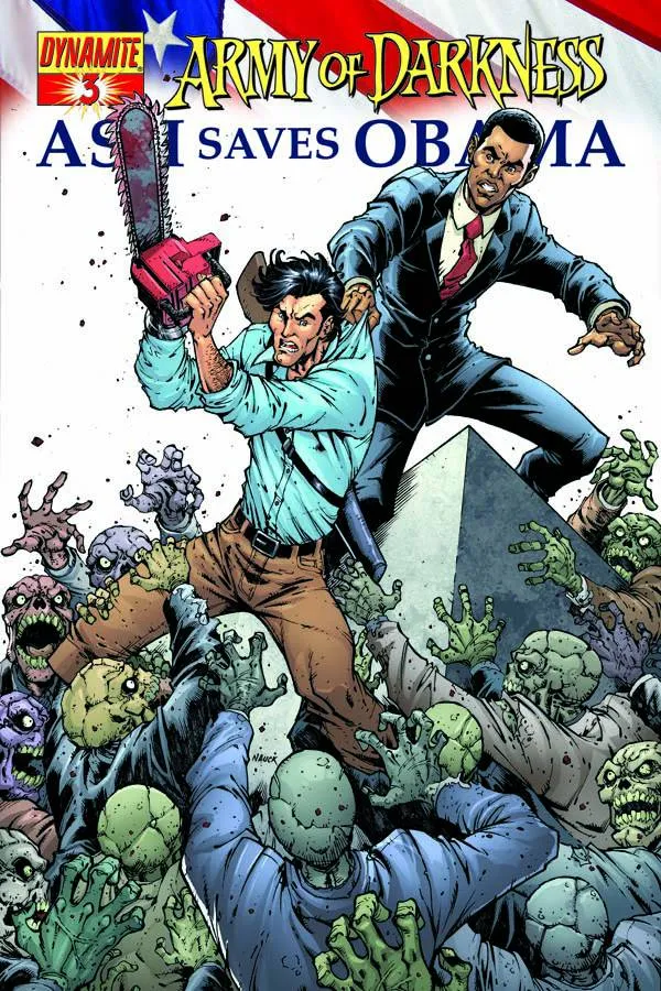 Cover of Army of Darkness: Ash Saves Obama #3
