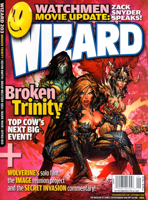 Cover of Wizard: The Comics Magazine #203
