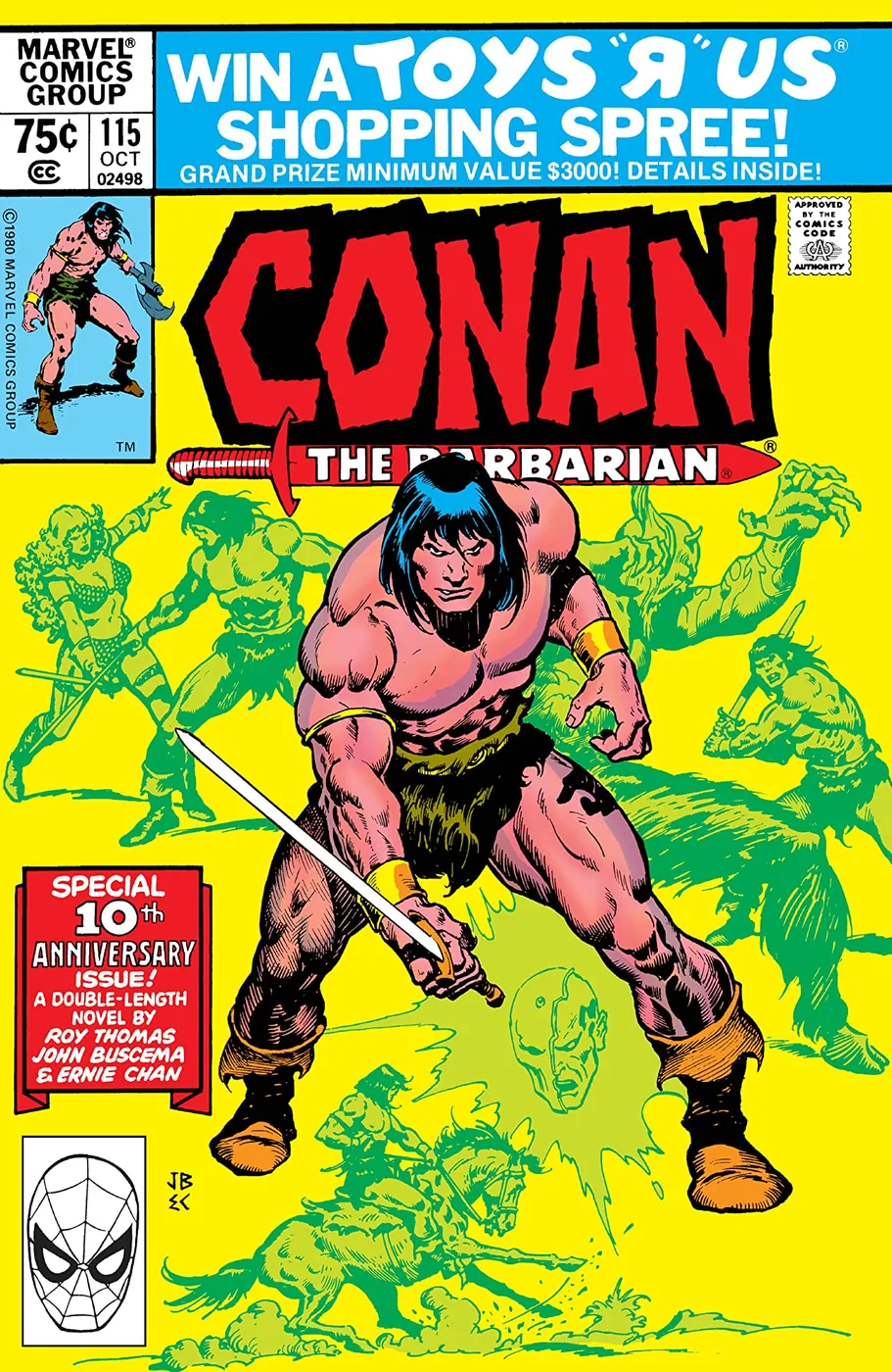 Cover of Conan the Barbarian #115