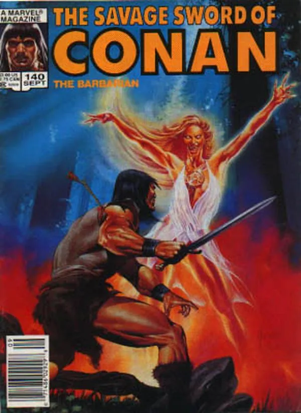 Cover of The Savage Sword of Conan #140