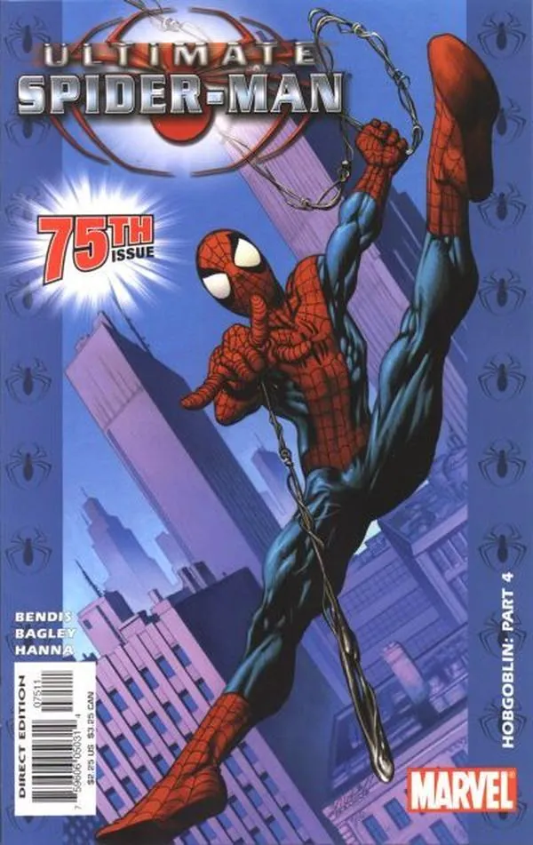 Cover of Ultimate Spider-Man #75