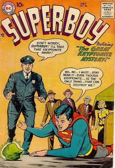 Cover of Superboy #58