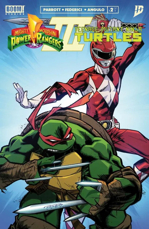Cover of Mighty Morphin Power Rangers / Teenage Mutant Ninja Turtles III #2