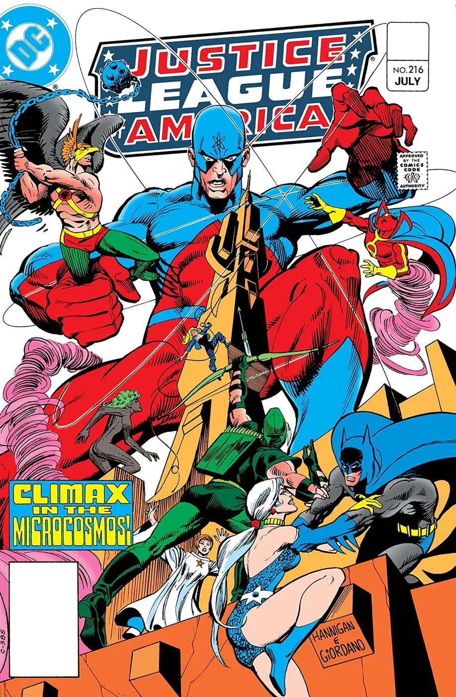 Cover of Justice League of America #216