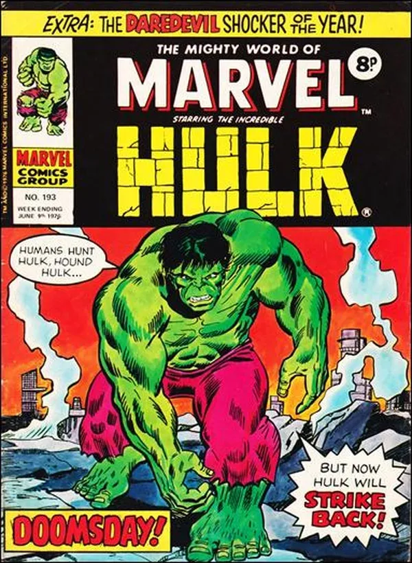 Cover of The Mighty World of Marvel #193
