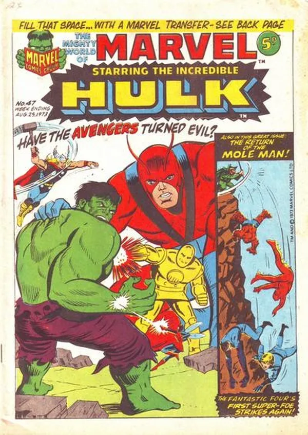 Cover of The Mighty World of Marvel #47