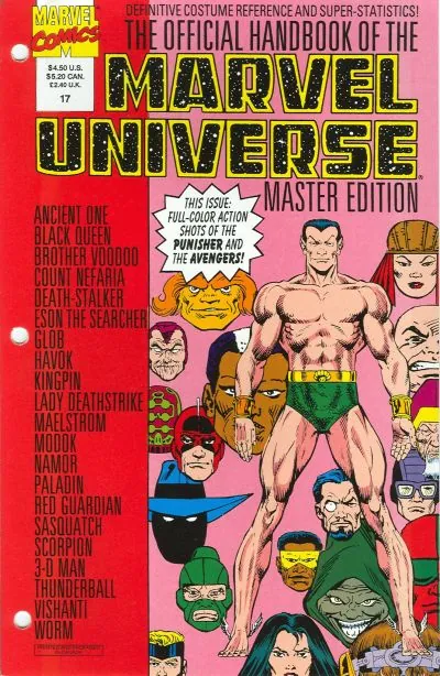 Cover of The Official Handbook of the Marvel Universe: Master Edition #17