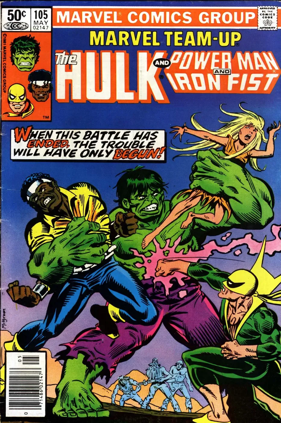 Cover of Marvel Team-Up #105