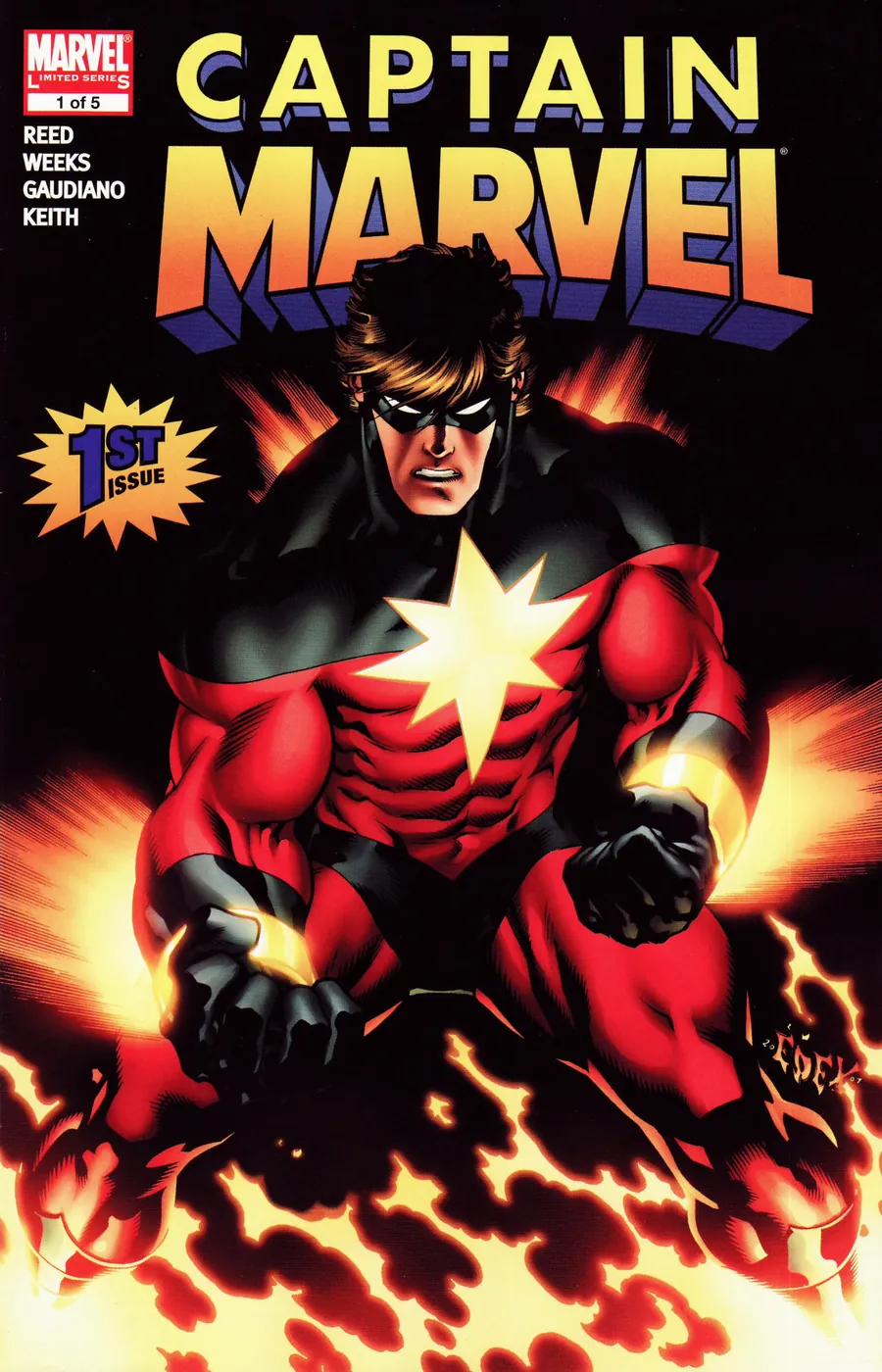 Cover of Captain Marvel #1