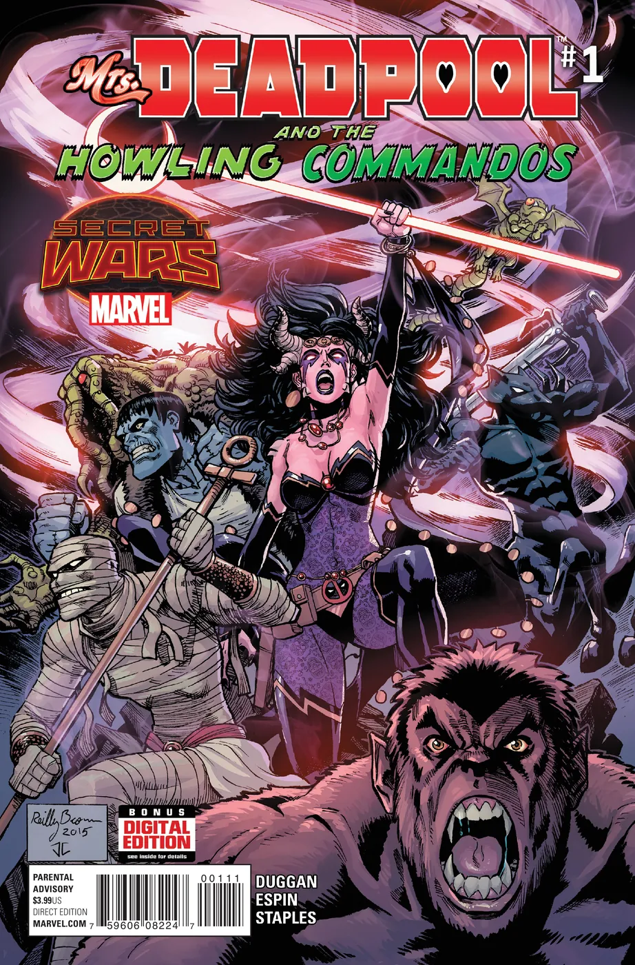 Cover of Mrs. Deadpool and the Howling Commandos #1