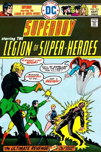 Cover of Superboy #211