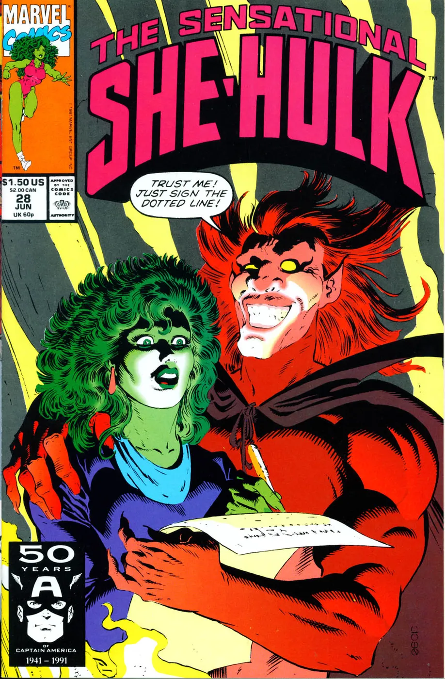 Cover of The Sensational She-Hulk #28