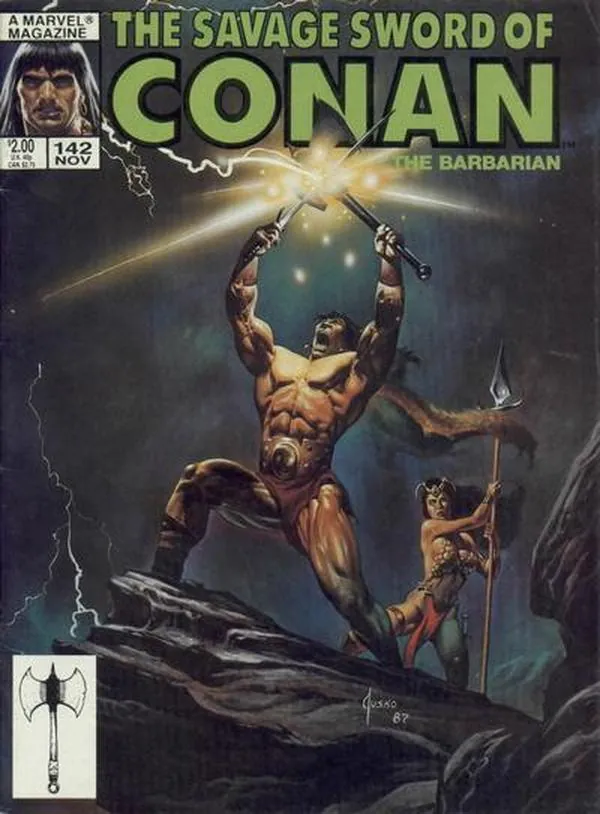 Cover of The Savage Sword of Conan #142
