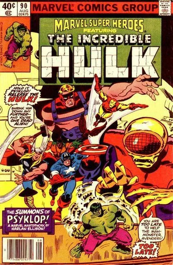Cover of Marvel Super-Heroes #90
