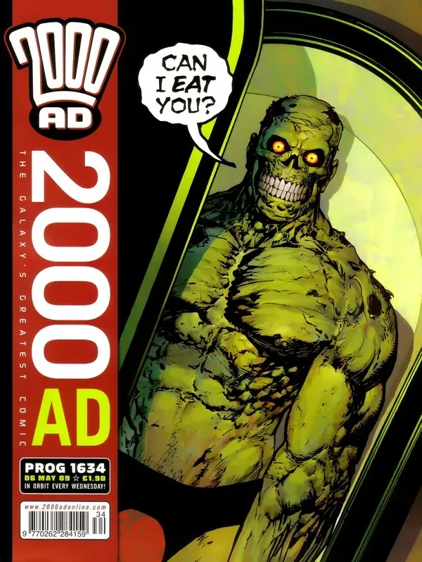 Cover of 2000 AD #1634