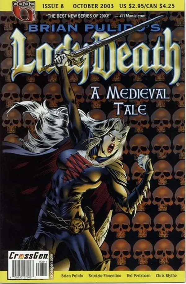 Cover of Brian Pulido's Lady Death: A Medieval Tale #8