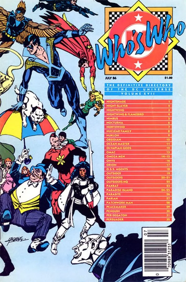 Cover of Who's Who: The Definitive Directory of the DC Universe #17